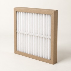 Two-inch pleated furnace filter